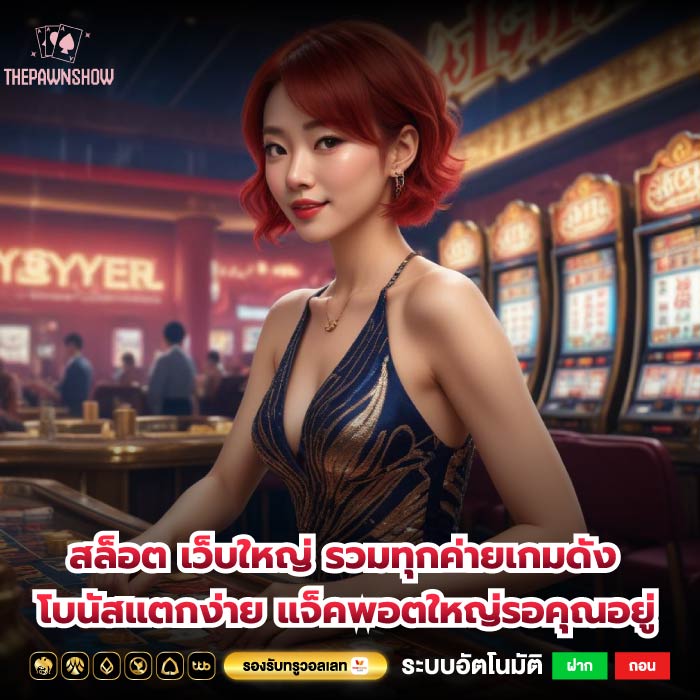 สล็อต เว็บใหญ่ รวมทุกค่ายเกมดัง โบนัสแตกง่าย แจ็คพอตใหญ่รอคุณอยู่